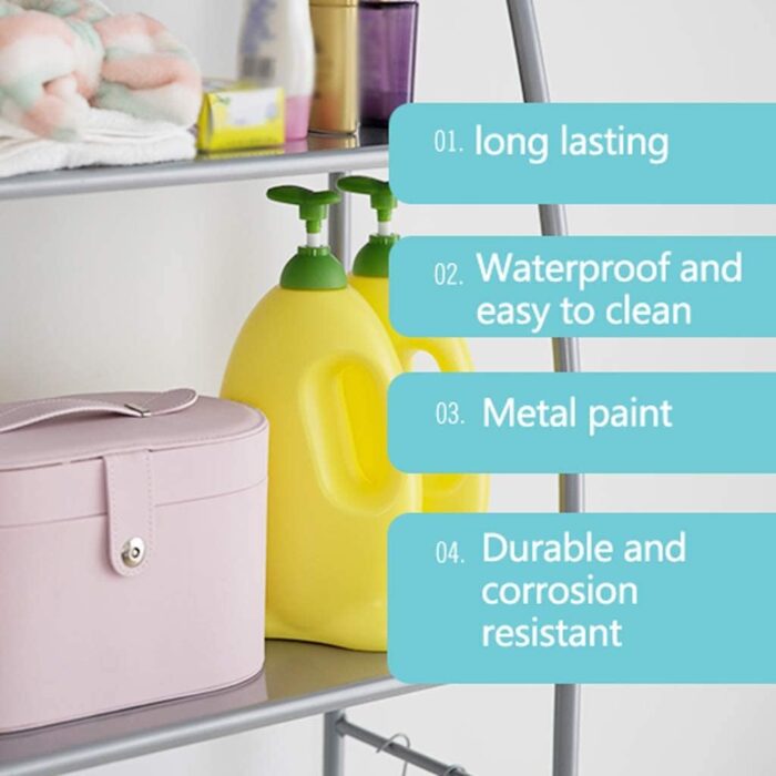 Çok Amaçlı Metal Düzenleyici Raf Organizer - Görsel 6