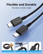 45W Type-C Süper Hızlı Şarj Adaptörü ve Type-C Kablo Seti - Görsel 7