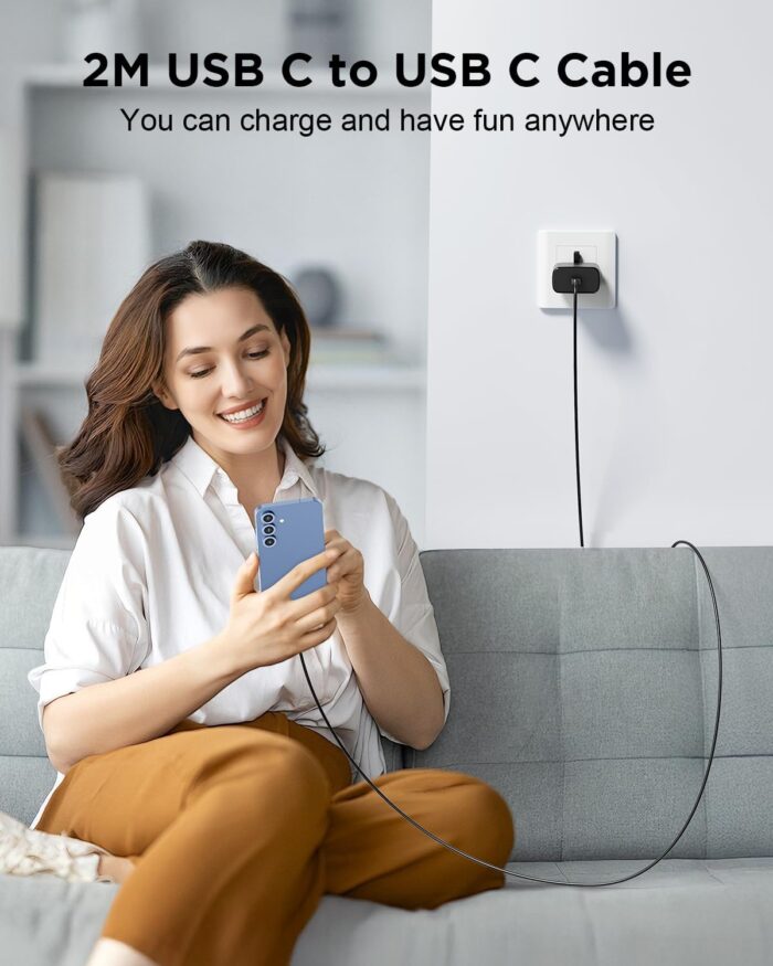45W Type-C Süper Hızlı Şarj Adaptörü ve Type-C Kablo Seti - Görsel 4