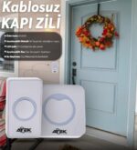 Kablosuz Su Geçirmez Kapı Zili
