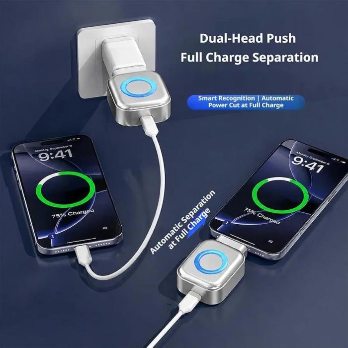 Akıllı Otomatik Şarj Kesici Type-C Adaptör - Görsel 3